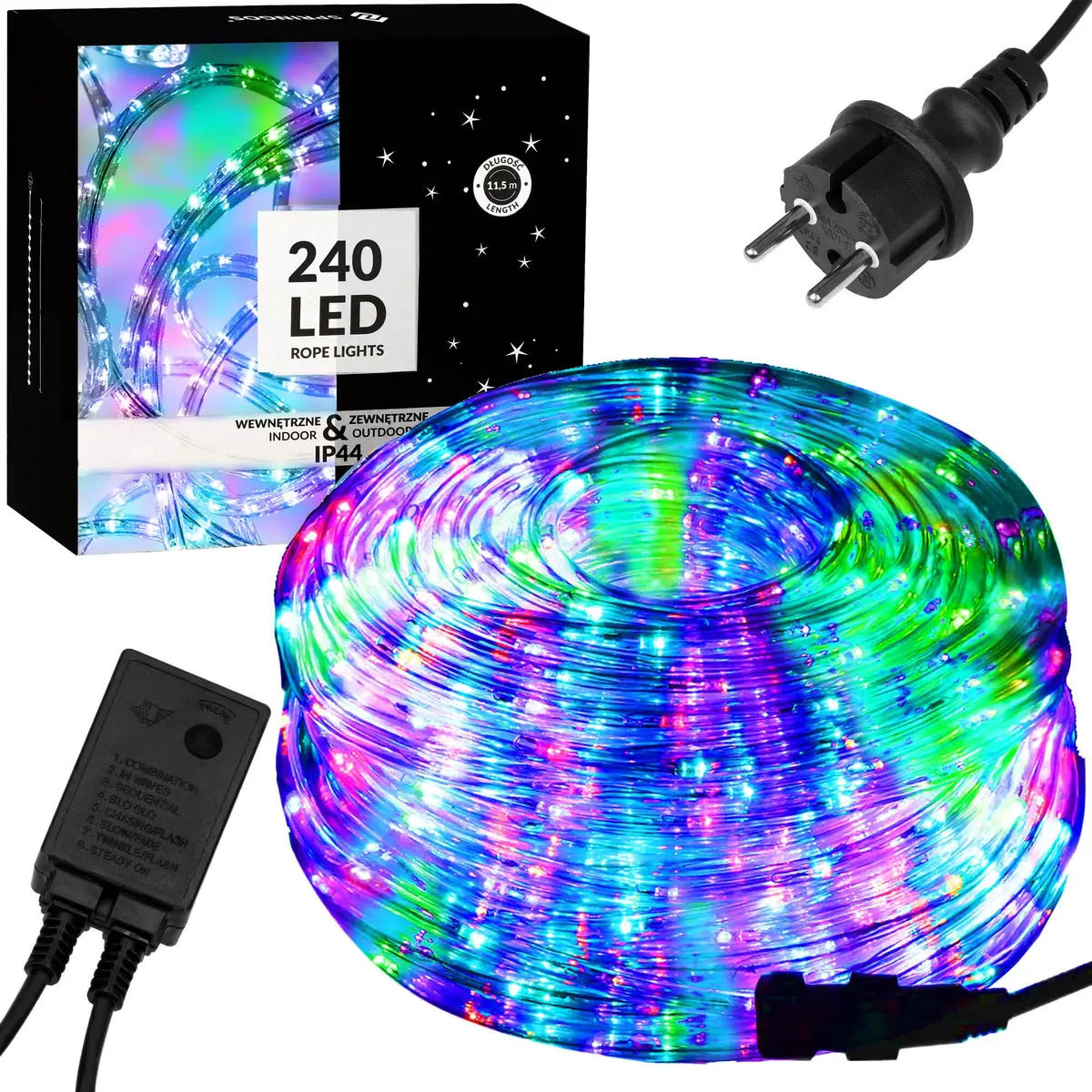 Dekoratīvs LED gaismas šļūtenis Springos CL1202