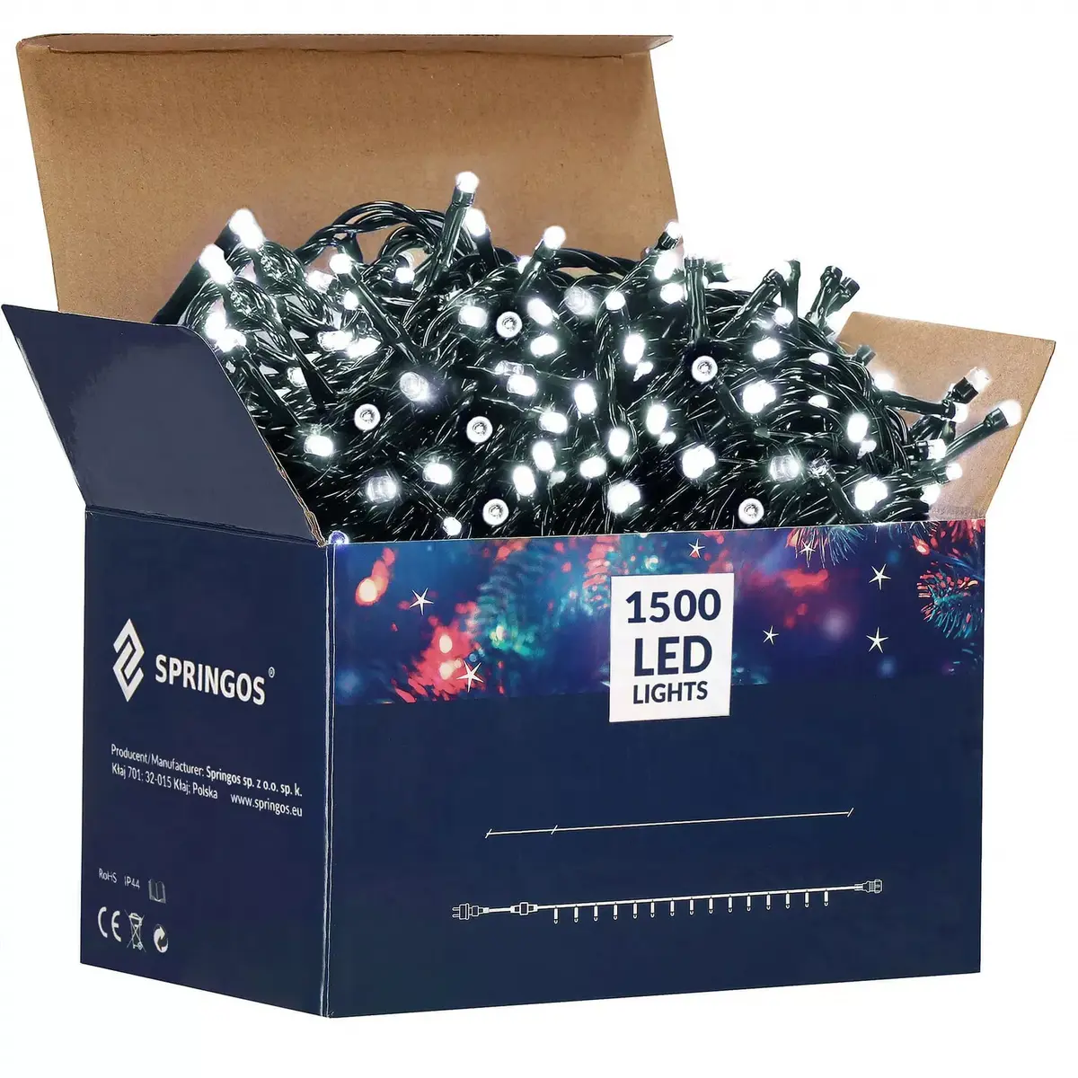 LED virtene Springos CL1501 — 1500 LED Photo 6