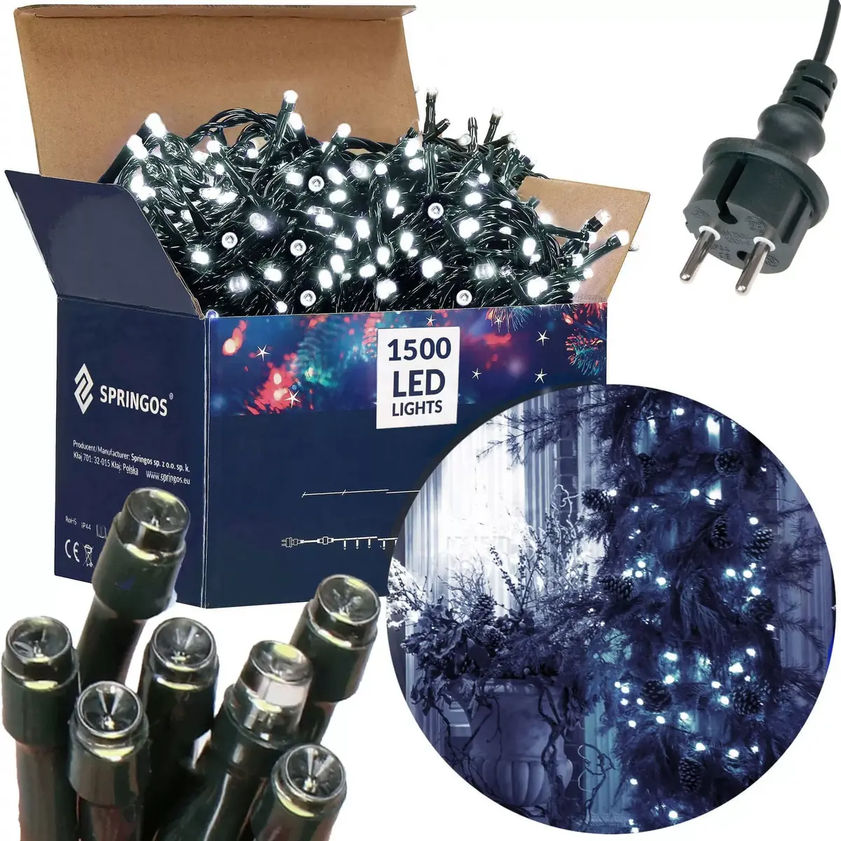 LED virtene Springos CL1501 — 1500 LED Photo 10