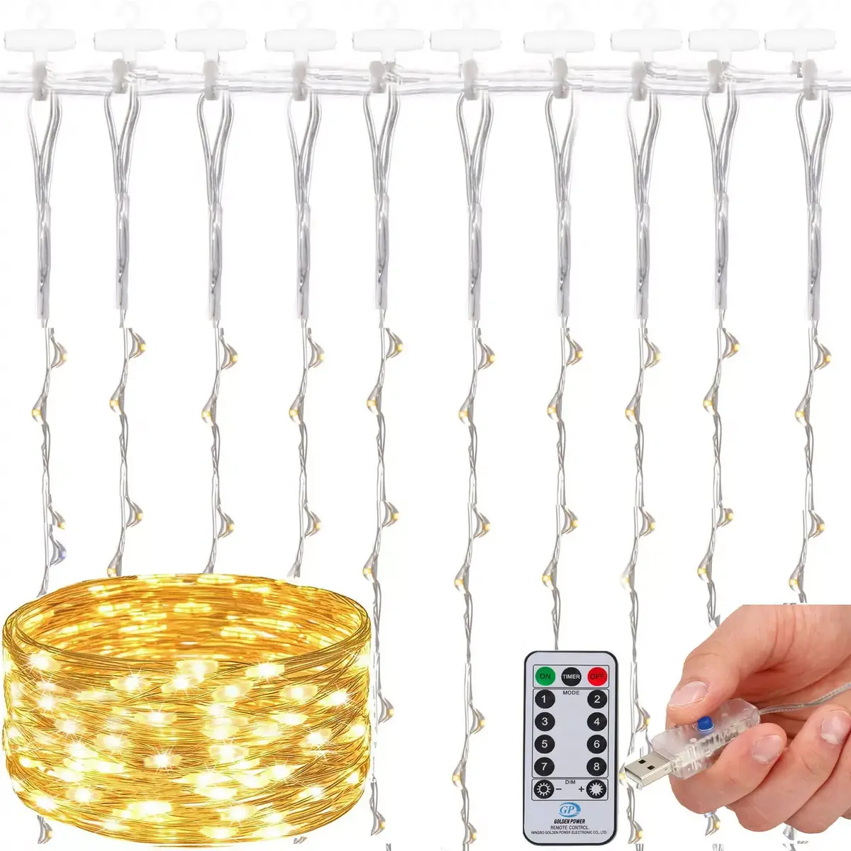 LED aizkars Springos CL4020 — 200 LED Photo 2