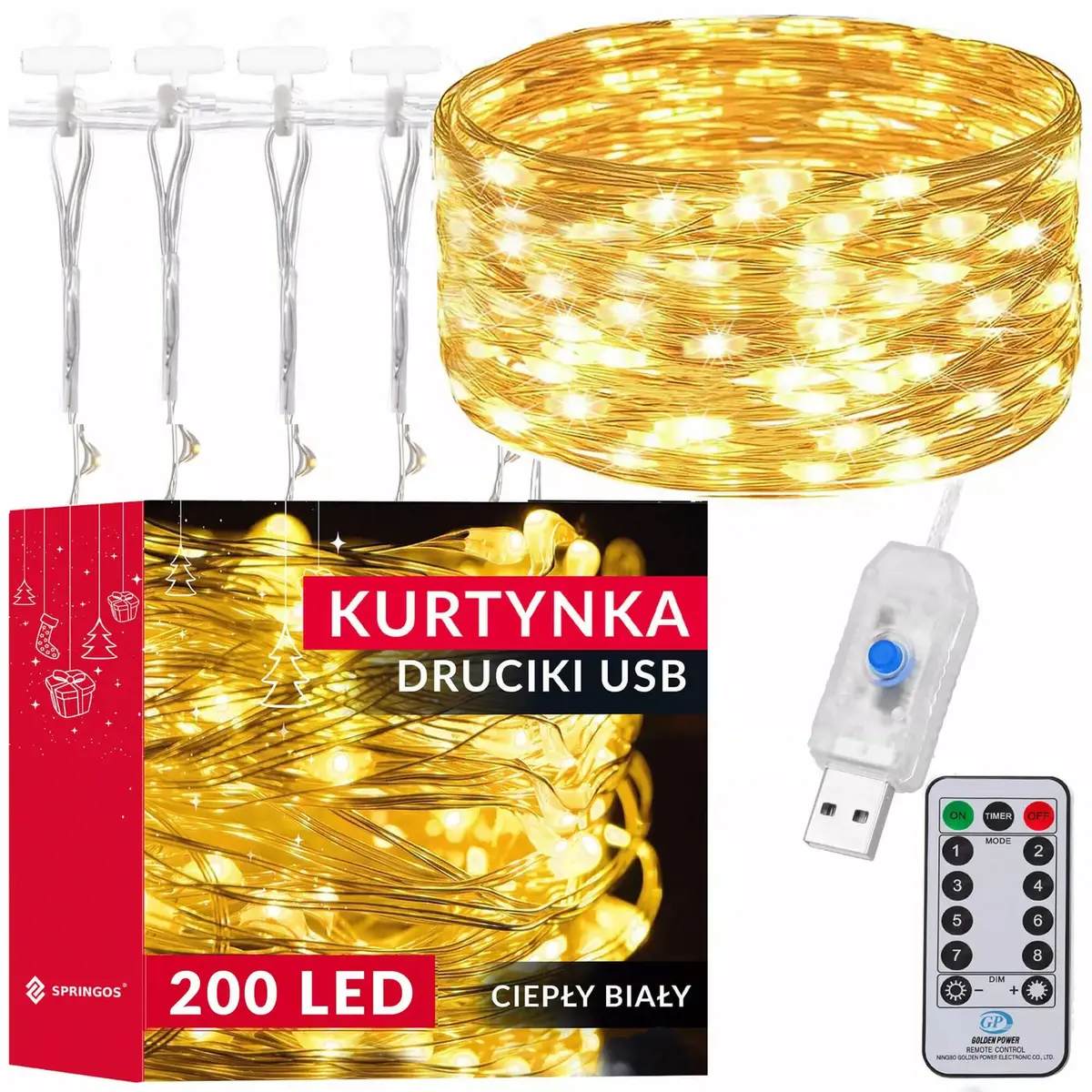 LED aizkars Springos CL4020 — 200 LED Photo 6