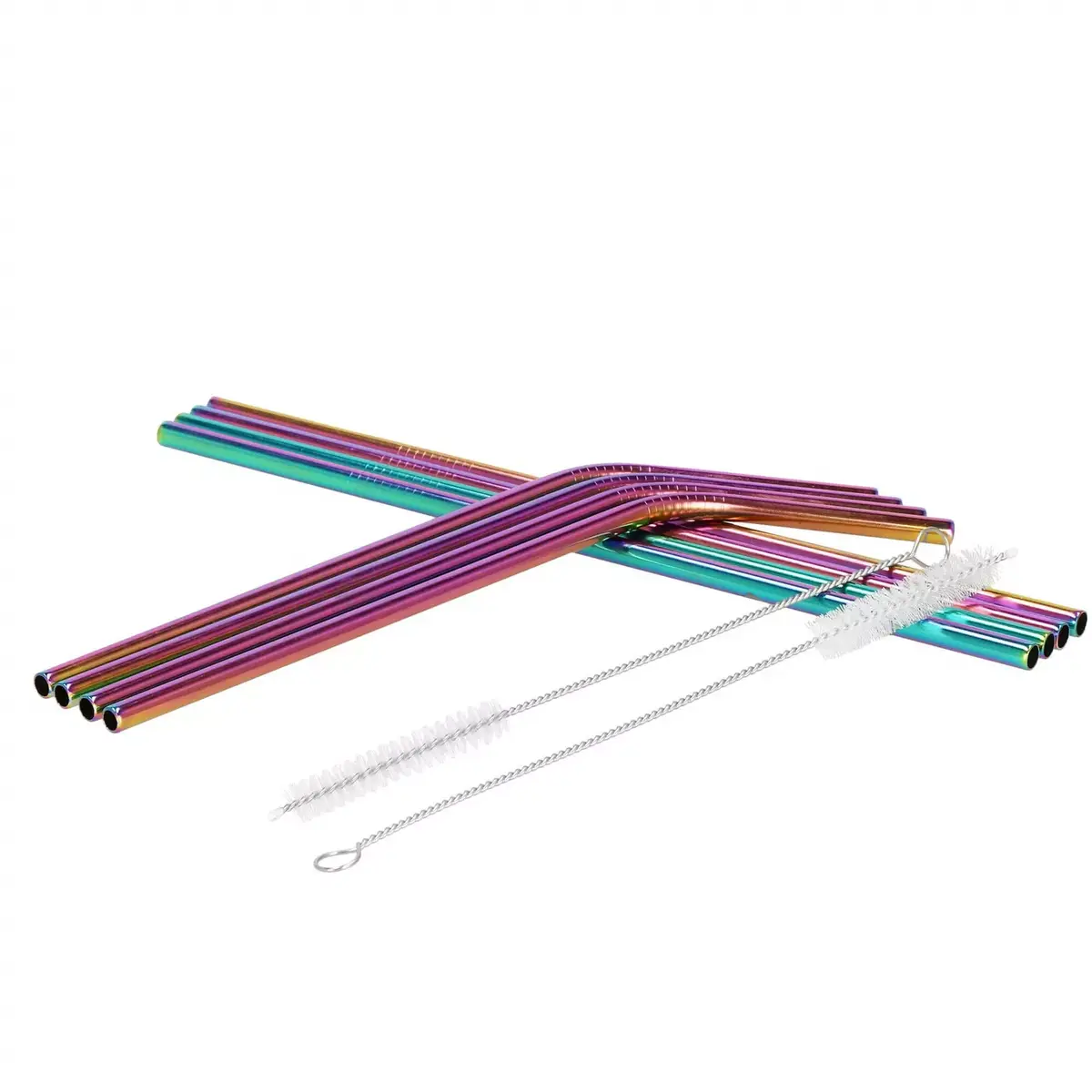Metal Straws Springos KI0032 set of 10 Photo 10