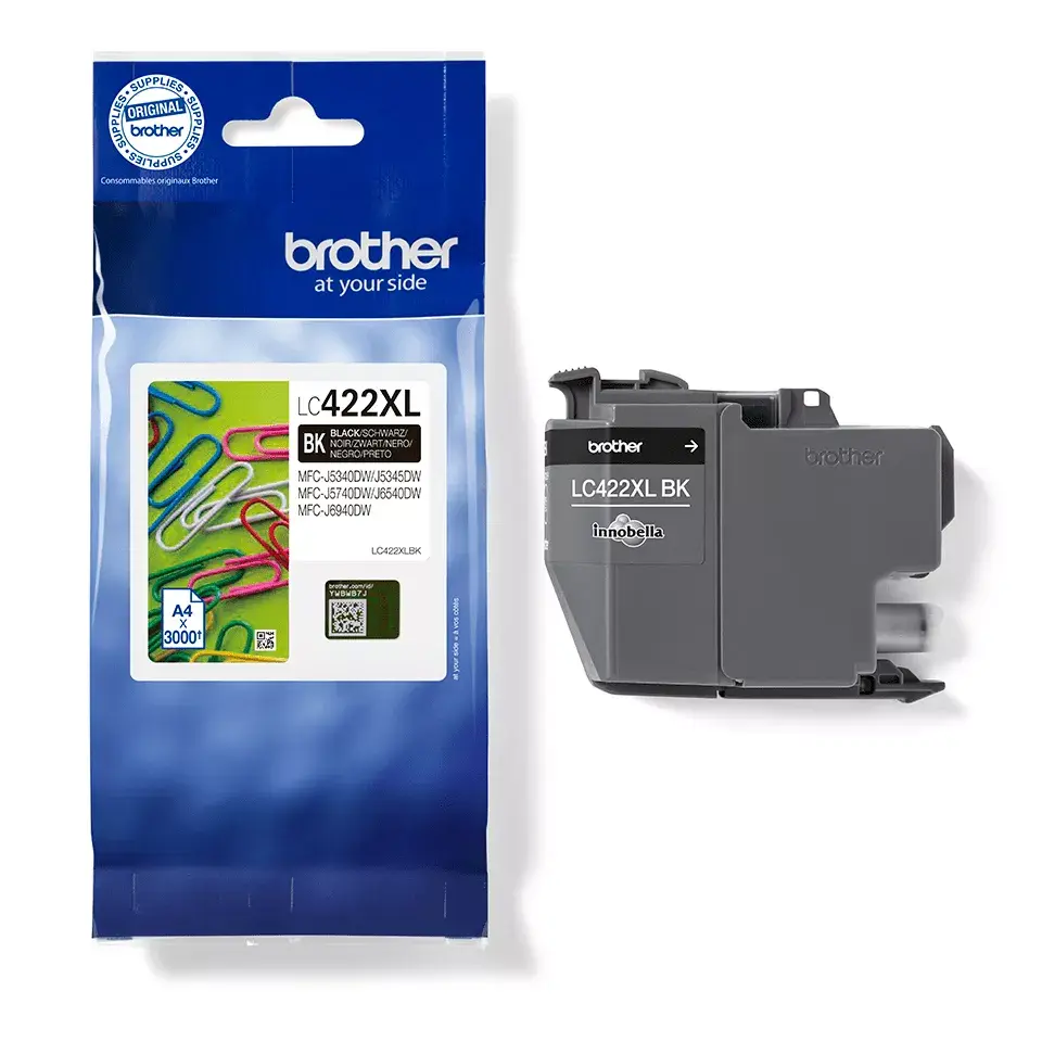 Brother LC-422XLBK tintes kasete melna (High XL) Photo 3