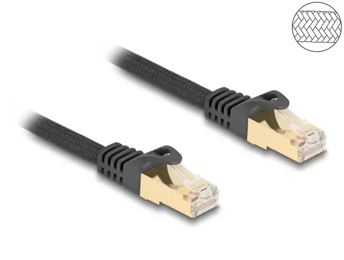 DeLOCK RJ45 Network Cable Cat.6A S/FTP 1m Photo 2