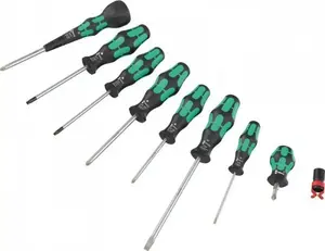 Screwdriver set Wera Kraftform Ball-Grip Set 2, 9 pieces, model 05134029001