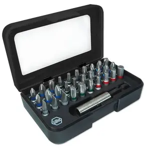 Screwdriver Bit Set wiha BitBox 31-piece (model 41130) – assorted bits in storage case