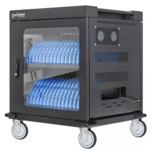 Портативная тележка для управления устройствами MANHATTAN Manhattan Charging Cabinet/Cart x32 Устройств С замком