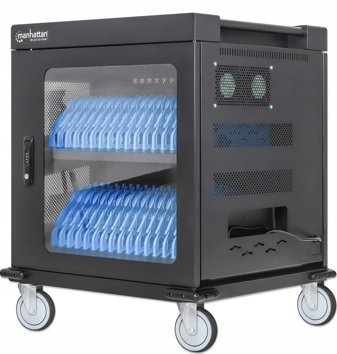 Портативная тележка для управления устройствами MANHATTAN Manhattan Charging Cabinet/Cart Photo 7