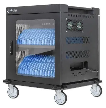 Pārnēsājamā ierīču pārvaldības ratiņi MANHATTAN Manhattan Charging Cabinet/Cart Photo 8