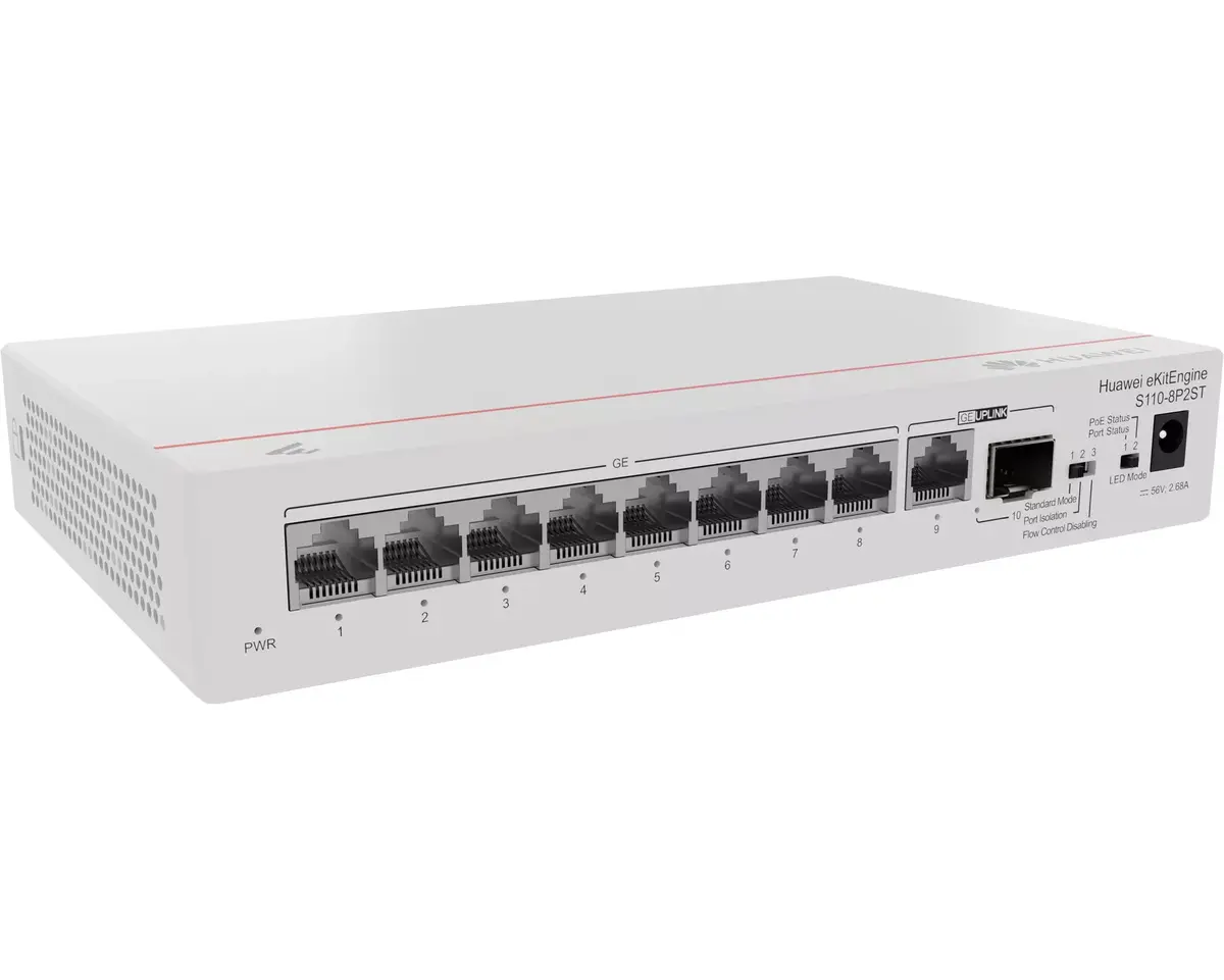 Switch Huawei CloudEngine S110-8P2ST Photo 2