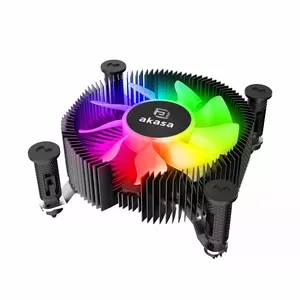 Воздушный кулер Akasa AK-CC6615BP01 Черный 600-3000 об/мин Двойной шариковый подшипник