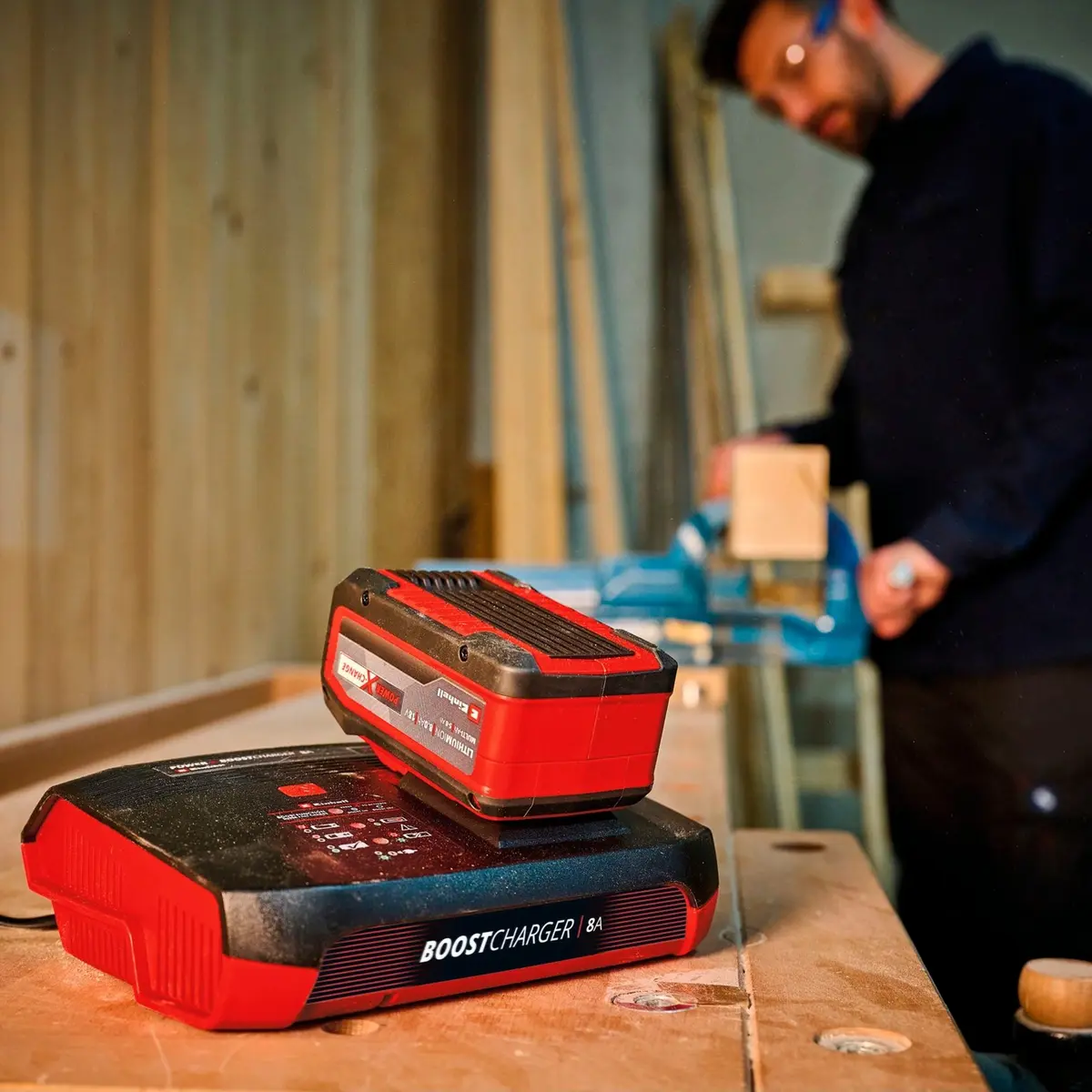 Akumulatora lādētājs Einhell PXC Boostcharger 8A Photo 4