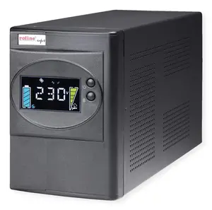 ROLINE LineSecure III 2000 Tower Uninterruptible Power Supply Line-Interactive 2 kVA 1600 W Pure Sine 8 AC Outlets Black