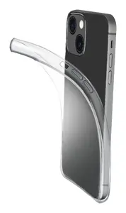 Прозрачный силиконовый чехол-накладка Cellularline Fine для Apple iPhone 15