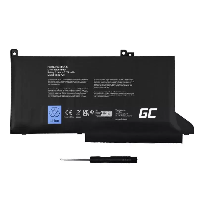 Akumulators Green Cell DE127V2 priekš DELL Latitude Photo 3