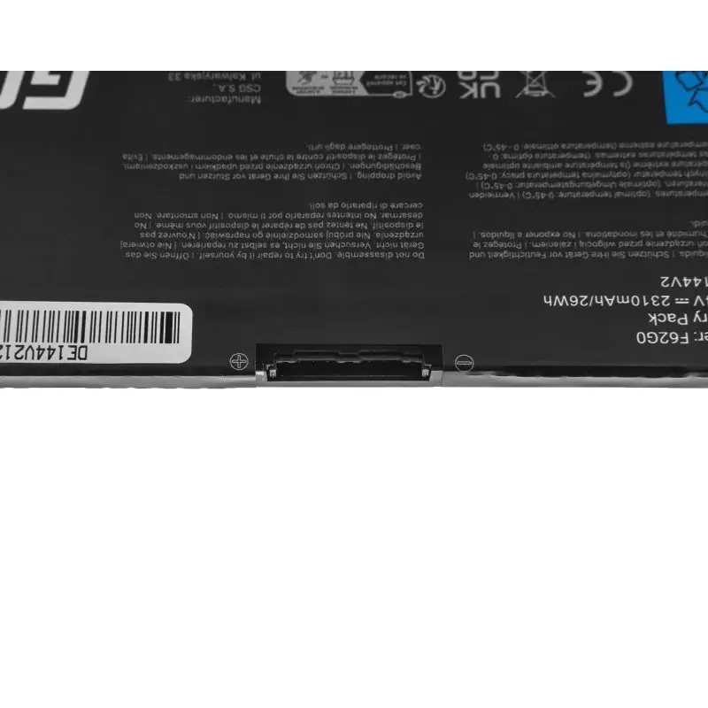 Akumulators Green Cell DE144V2 DELL Inspiron 13 5370 Photo 5