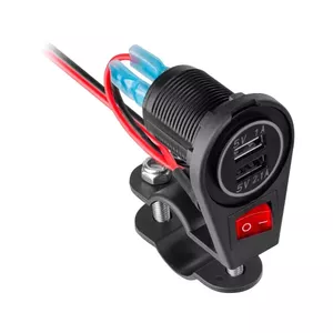 Зарядное устройство Peiying PY-CHR0008 — 2× USB-A 11W для аксессуаров электровелосипедов и самокатов