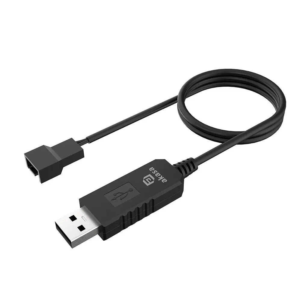 Akasa AK-CBFA10-60BK 5V uz 12V DC