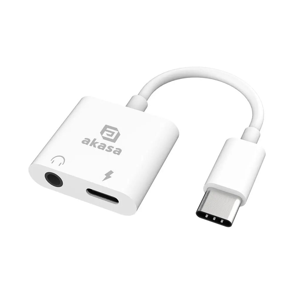 Akasa AK-CBCA30-08WH Kabeļa adapteris USB Type-C