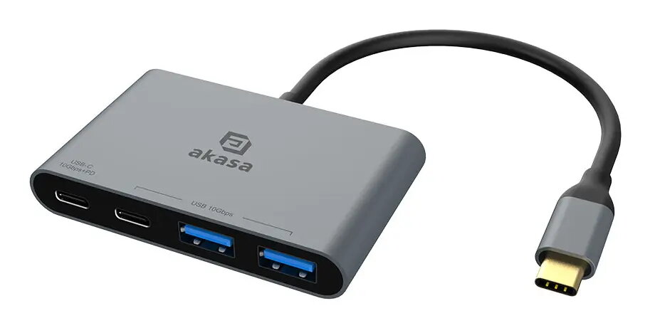 Akasa AK-CBCA31-18BK 4 portu USB Type-C