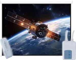 ART ELECTRIC SCREEN 84inch 127x170cm Electric Projection Screen with Remote Control ERA E84 4:3