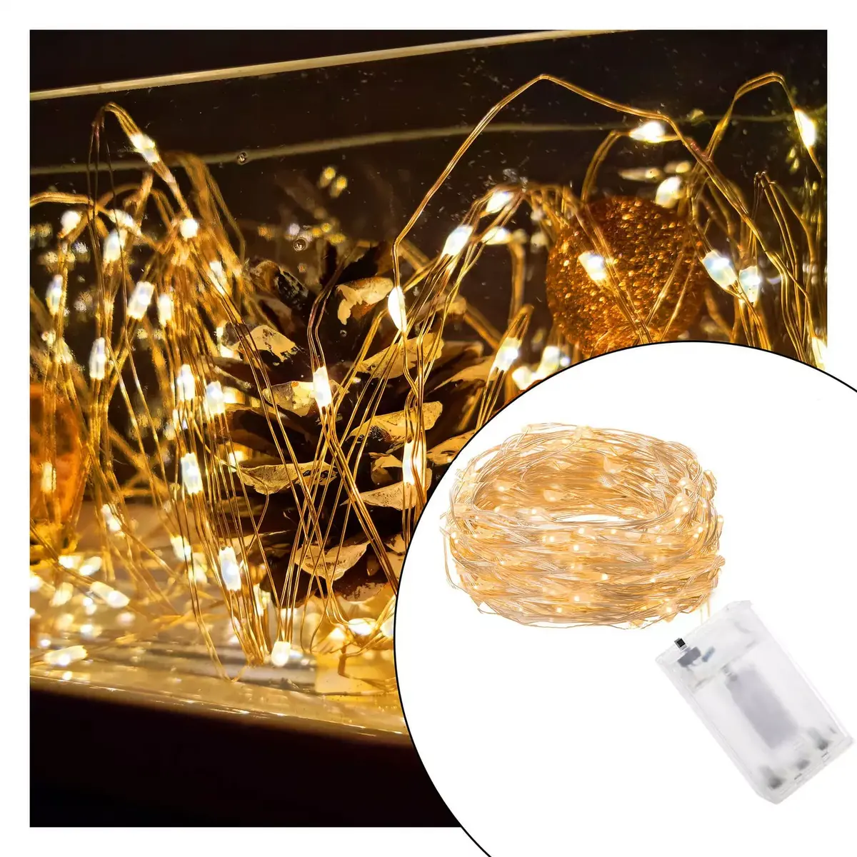 Springos CL0014 LED String Lights 50 LEDs Photo 10