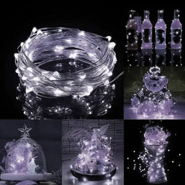 Springos CL0015 dekoratīvā virtene 50 LED Photo 9