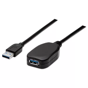 USB Extension Cable, Manhattan USB-A to USB-A, 5m, 5 Gbps