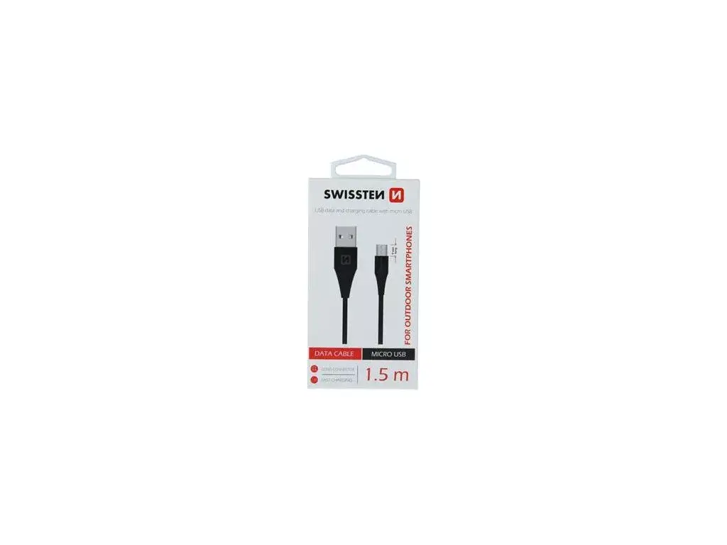 USB kabelis SWISSTEN 71504303 — USB A uz Mini‑USB B Photo 3
