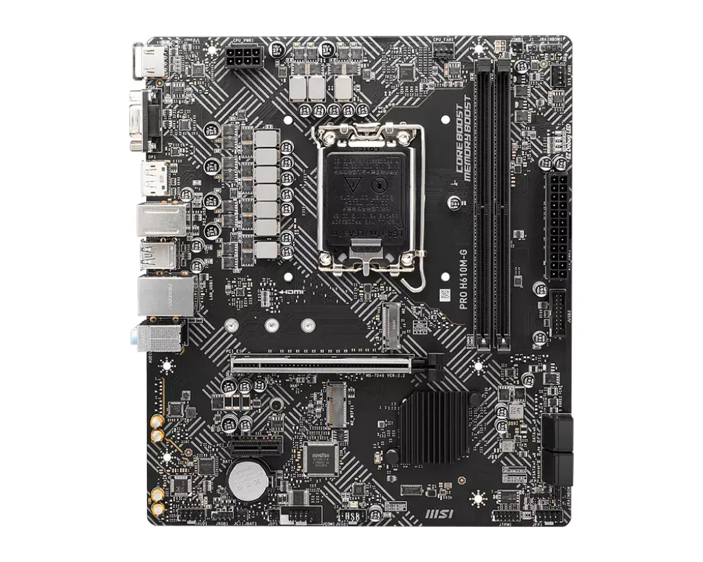 Mātesplate MSI PRO H610M-G LGA 1700 DDR5 micro ATX Photo 2