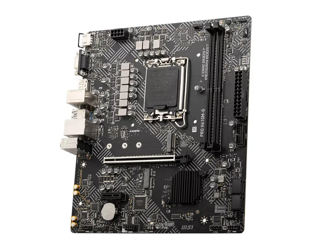 Mātesplate MSI PRO H610M-G LGA 1700 DDR5 micro ATX Photo 3