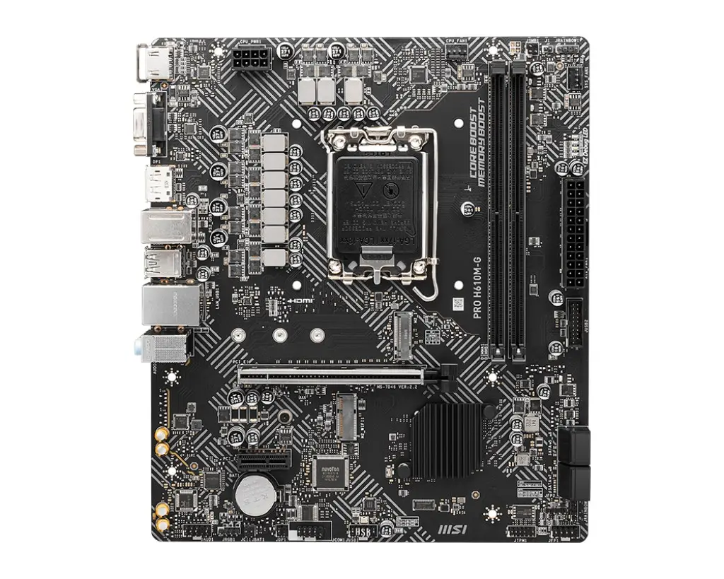 Материнская плата MSI PRO H610M-G LGA 1700 DDR5 micro ATX Photo 7