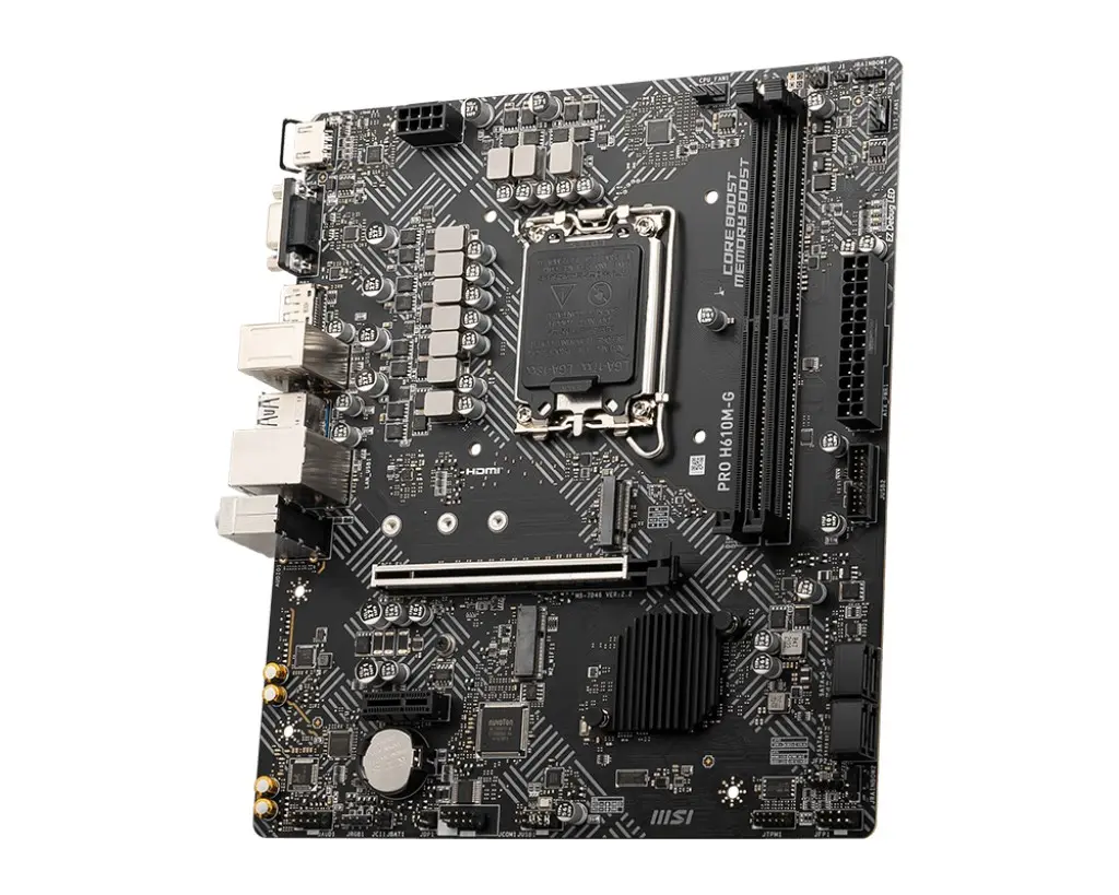 Материнская плата MSI PRO H610M-G LGA 1700 DDR5 micro ATX Photo 8