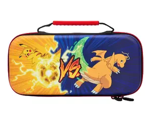 Hardshell Portable Game Console Case PowerA NSCS0055-01 for Nintendo — Blue and Yellow