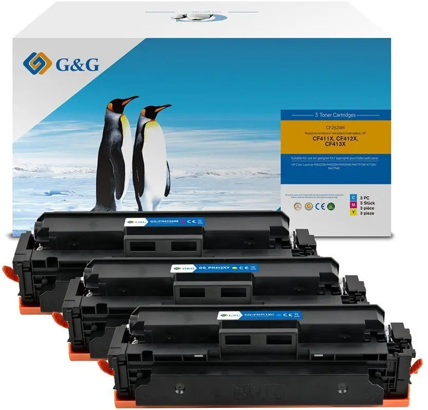 G&G tonera komplekts saderīgs ar HP