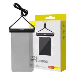 Waterproof phone case Baseus AquaGlide cylindrical slide lock, black