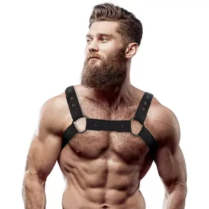 Спортивная нагрудная портупея FETISH SUBMISSIVE ATTITUDE D-235861 — регулируемая неопреновая конструкция для груди и торса