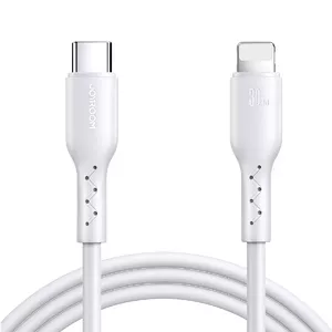 Joyroom SA26-CL3 Super ātras uzlādes &amp; datu pārraides vads USB-C uz Lightning 30W 2m White