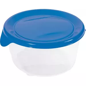 Food container round 0,5L Fresh&Go blue