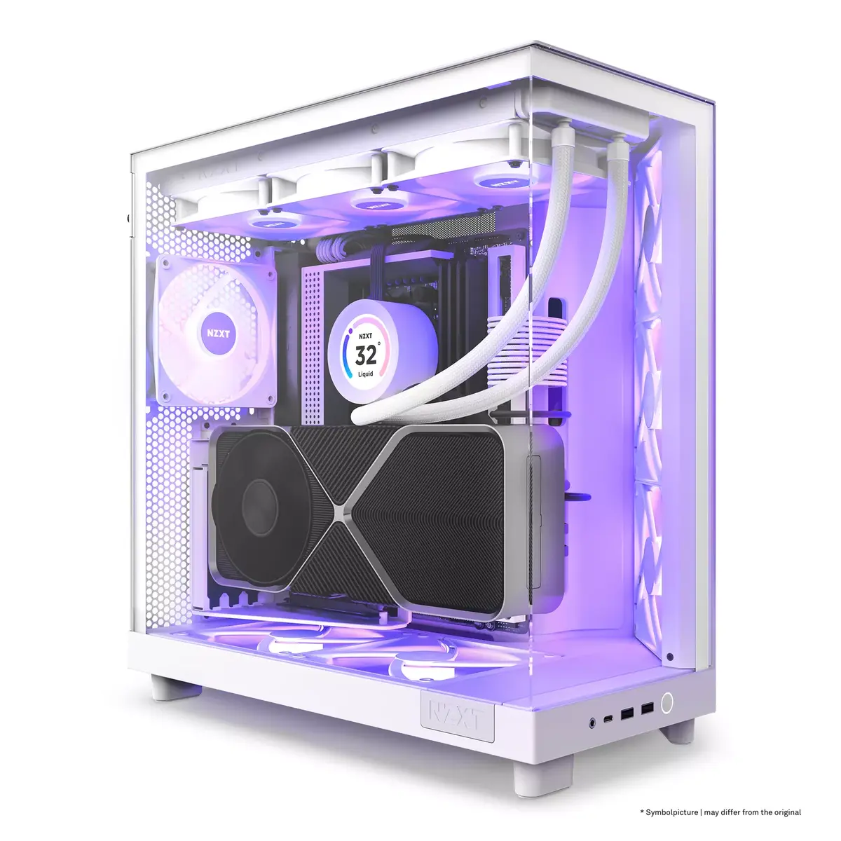 Компьютерный корпус NZXT H6 Air Flow Photo 16