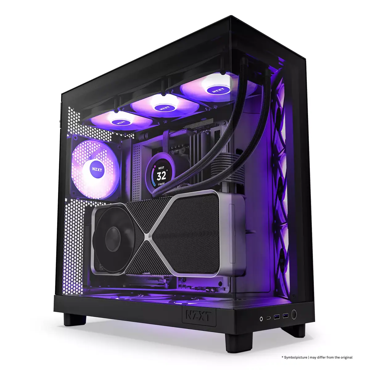 Компьютерный корпус NZXT H6 Air Flow Photo 4