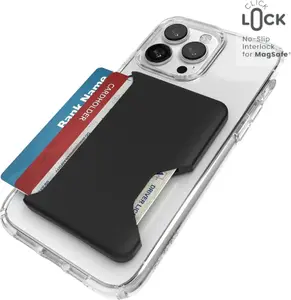Speck ClickLock Wallet for MagSafe — Phone Wallet, Polycarbonate, Black
