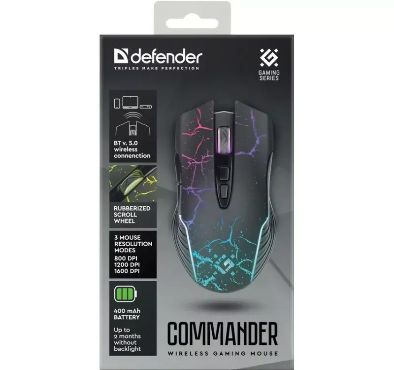 Мышка DEFENDER GM-511 COMMANDER OPTIC BT Photo 7