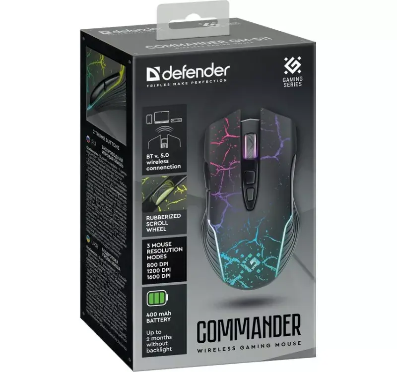 Мышка DEFENDER GM-511 COMMANDER OPTIC BT Photo 8
