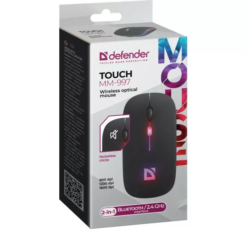 Bezvadu pele DEFENDER TOUCH MM-997 Photo 4