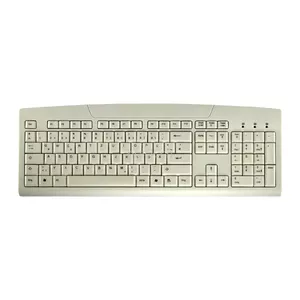 Active Key AK-8000-UV-W/CH tastatūra USB QWERTZ Swiss Balts