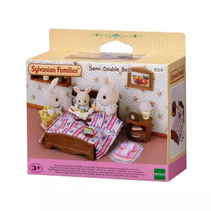 Rotaļlieta figūra Sylvanian Families Puslīdz dubultā gulta Daudzkrāsaina