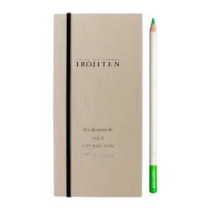 Krāsu zīmuļu komplekts TOMBOW Irojiten 8. sējums — Very Pale Tone III, 10 gab., kastītē