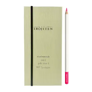 Colored pencil set TOMBOW Irojiten Volume 1 — Pale tones, 10 pencils, boxed