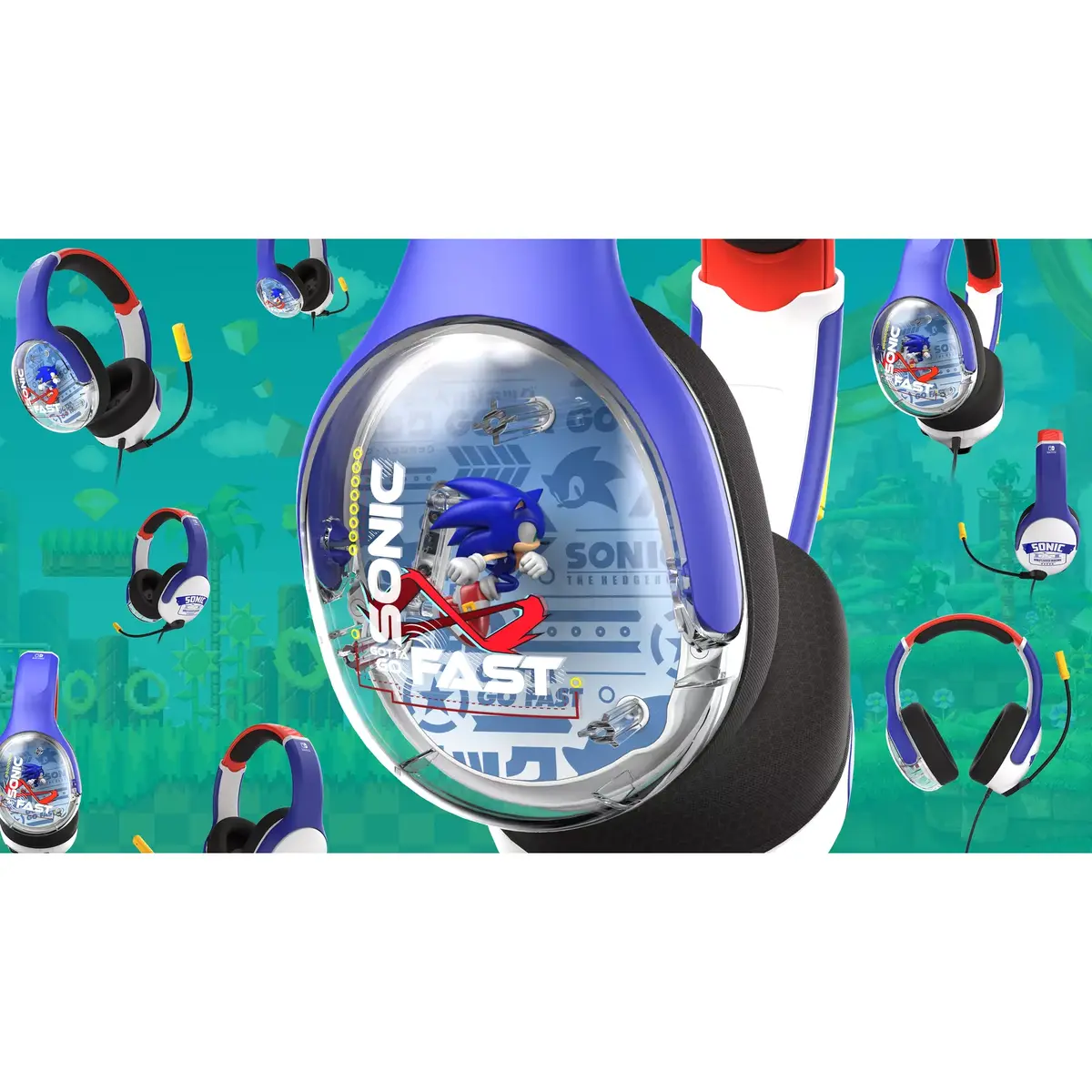 Наушники PDP REALMz Wired Headset Sonic Go Fast Photo 20